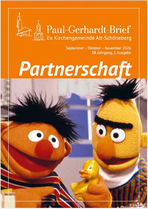 Titelblatt des Paul-Gerhardt-Briefes 2026/3 - Partnerschaft