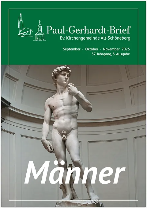 Titelblatt des Paul-Gerhardt-Briefes 2025/2 - Haltung